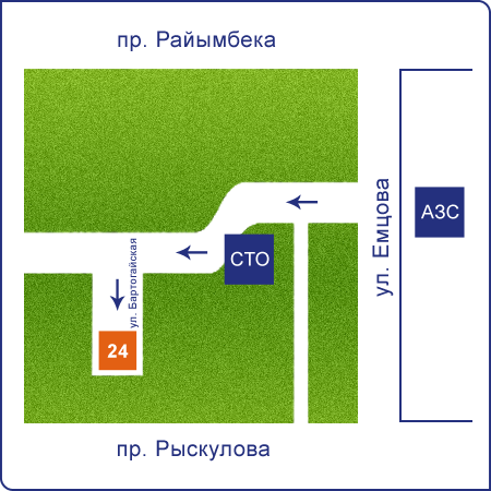 Схема проезда